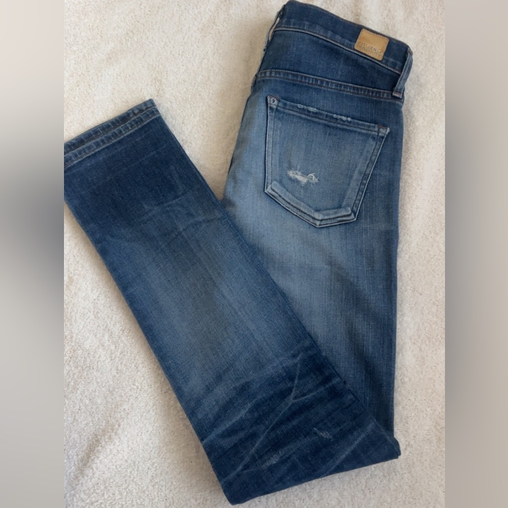 Citizens Of Humanity Dark Blue Agnes mid rise slim straight Jeans 👖 - Picture 3 of 12